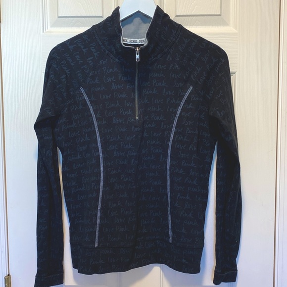 PINK Victoria's Secret Tops - PINK Yoga Quarter Zip Athletic Top EUC